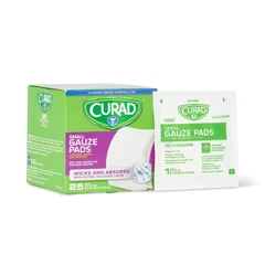 Curad CURAD Sterile Pro-Gauze Pad, 2 x 2, 25/Box, 24 BX/CS