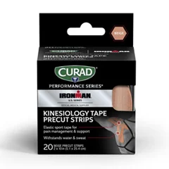 Curad Ironman CURAD Performance Series IRONMAN Kinesiology Tape, Beige, 2 x 10, Without Canister, 12 EA/CS