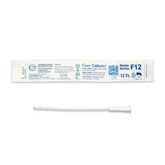 Cure Medical Urethral Catheter Catheter Straight Tip Uncoated PVC 12 Fr. 6″, 300 EA/CS