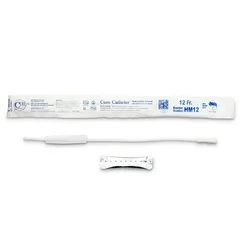 Cure Medical Urethral Catheter Cure Catheter Straight Tip Hydrophilic Coated Plastic 12 Fr. 16″, 300 EA/CS