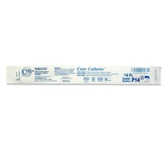 Cure Medical Urethral Catheter Cure Catheter Straight Tip Uncoated PVC 14 Fr. 10″, 30 EA/BX - Image 2