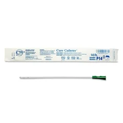 Cure Medical Urethral Catheter Cure Catheter Straight Tip Uncoated PVC 14 Fr. 10″, 30 EA/BX