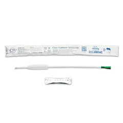 Cure Medical Urethral Catheter Cure Catheters Coude Tip 14 Fr. 16, 30/BX 10BX/CS
