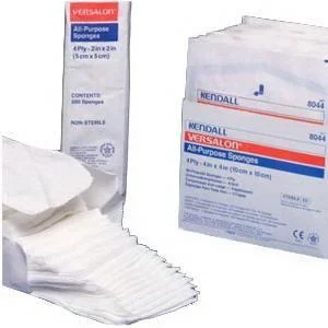 Curity All Purpose Non-Sterile Non-Woven Sponge 2″ x 2″, 3-Ply