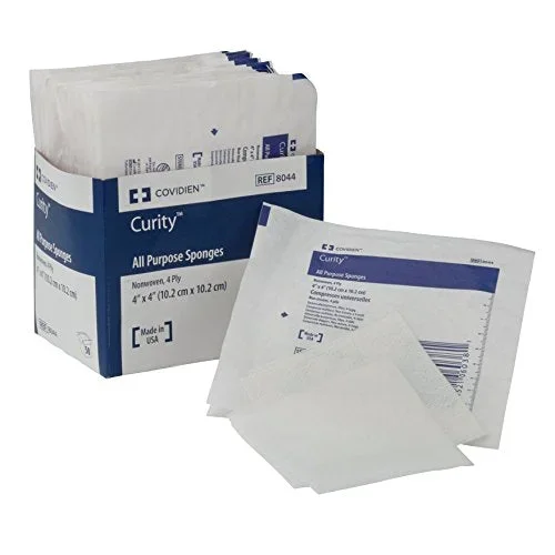 Curity All-Purpose Sterile Non-Woven Sponge, 2s, 4-Ply by Covidien