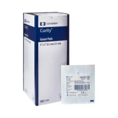 Curity Gauze Pads 2″ x 2″, Sterile 12-Ply 100/Box