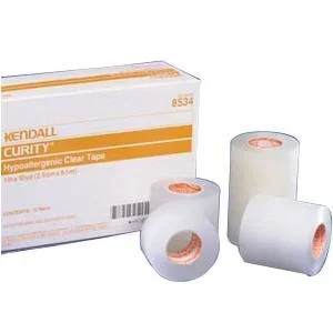 Curity Hypoallergenic Clear Tapes by Covidien/Kendall