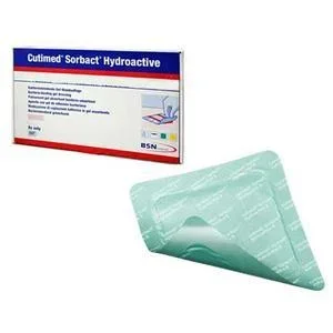 Cutimed Sorbact Hydroactive B, 5 – 1/2″ x 5 – 1/2″