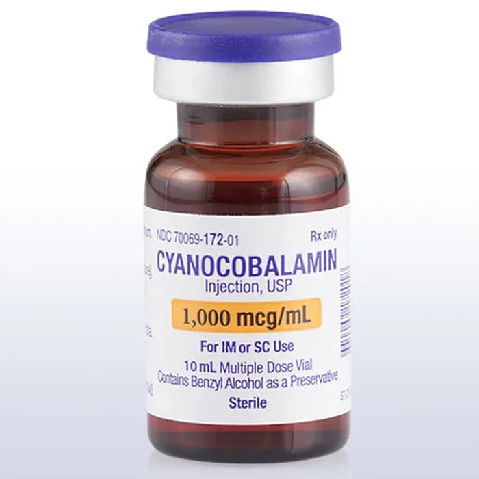 Cyanocobalamin injection 1000 mcg Multiple-Dose Vials 10mL x 10/Box by Somerset (Rx)