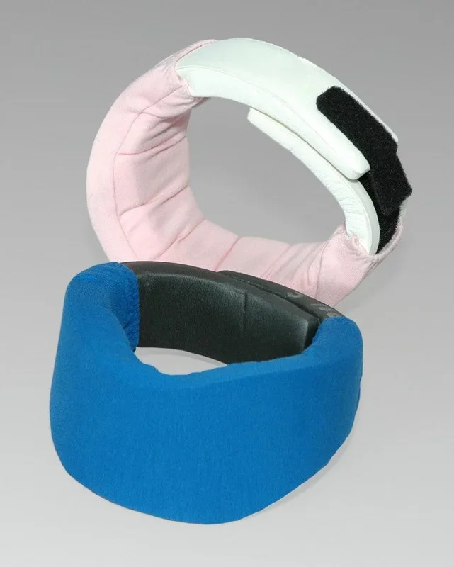 Danmar Products Swirl Collar with Velcro Adjustment – White Foam