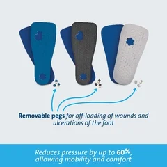 Darco Insole Peg-Assist™ Plastazote, Poron, Eva X-Large - Image 2