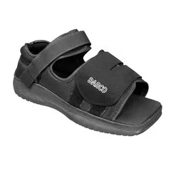 Darco MedSurg Post-Op Shoe, Medium, Male, Black, 36 EA/CS
