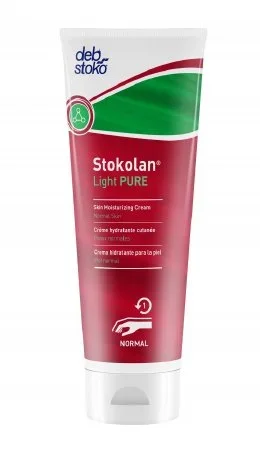 Deb Stokolan Light PURE Hand Moisturizer 3.4 oz. Tube Unscented Cream – RES100ML