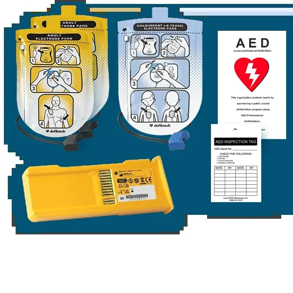 Defibtech Lifeline/Lifeline Auto AED Pad & Battery Maintenance Package