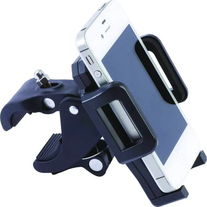Deluxe Adjustable Mobility Phone Mount for Wheelchairs, Rollators, Scooters, Bikes, Walkers and Baby Carriages
