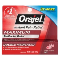 Dennison Pharmaceuticals Oral Pain Reliever Orajel® 0.42 oz. Gel Tube