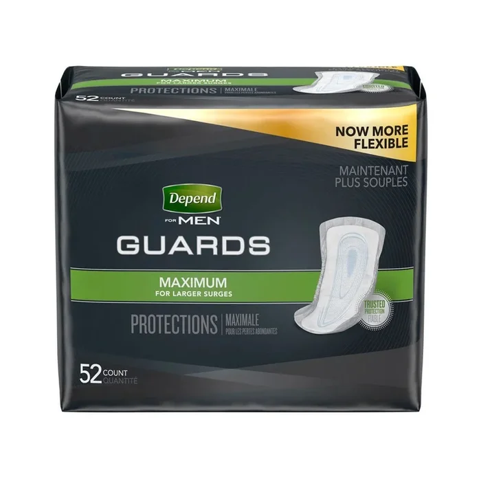 Depend Guard for Men 12″ – Case of 104