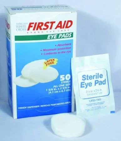Derma Sciences American White Cross Eye Pad 1-5/8 X 2-5/8 Inch Sterile – 17576