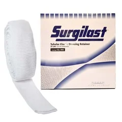 Derma Sciences Elastic Net Retainer Dressing Surgilast Tubular Elastic 25 Yard Size 5 White Small Head / Shoulder / Thigh NonSterile, 1/RL