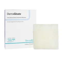 Dermarite Calcium Alginate Dressing DermaGinate 2 x 2 Square Calcium Alginate Sterile, 10 EA/BX