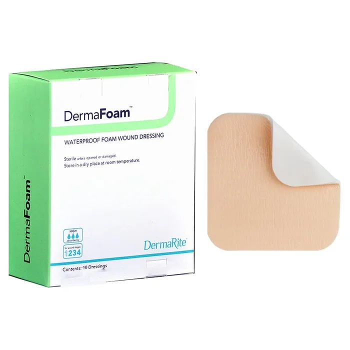 Dermarite DermaFoam™ Waterproof Foam Wound Dressing, Heel/Elbow