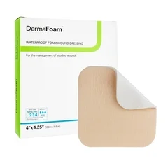 Dermarite Foam Dressing DermaFoam® 4 X 4.25, 10EA/BX