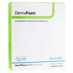 Dermarite Foam Dressing DermaFoam® Heel, 5EA/BX - Image 2