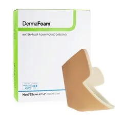 Dermarite Foam Dressing DermaFoam® Heel, 5EA/BX