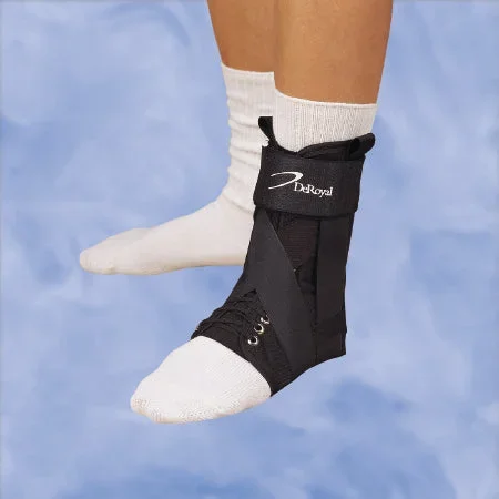 Deroyal Ankle Splint X-Large Lace-Up Male 12-1/2 And Up / Female 13-1/2 And Up Right Ankle – AB2801-28