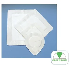 DeRoyal Composite Dressing Covaderm Plus 4 Inch Diameter Fabric 4 X 4 Inch Pad Sterile