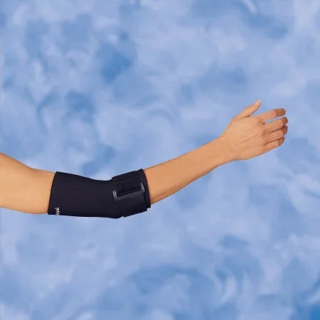 Deroyal Elbow Sleeve With Support Strap Large Pull-On / Hook And Loop Strap Closure Left Or Right Elbow 11 To 12 Inch Forearm Circumference Black – NE7728-74