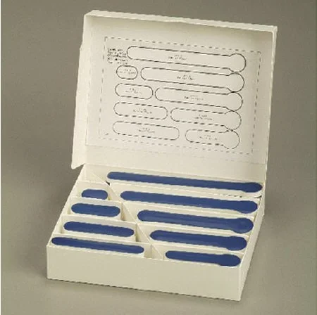 Deroyal Finger Splint Plastalume Without Fastening Left Or Right Hand Blue / White – 9119-09