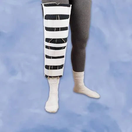 Deroyal Knee Immobilizer One Size Fits Most Hook And Loop Closure 22 Inch Length Left Or Right Knee – 7091-06