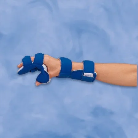Deroyal Resting Hand Splint Lmb Air-Soft Wire / Foam Left Hand Blue Medium – 325CL