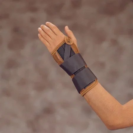 Deroyal Wrist Splint Leatherette Left Hand Small – 5010-07