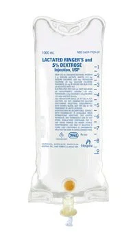 Dextrose 5%/Lactated Ringers Lactated Ringers Solution 1000mL Bag