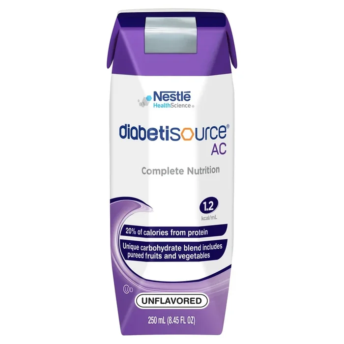 Diabetisource® AC Tube Feeding Formula, Ready to Use, Unflavored, Adult 8.45 oz. Carton