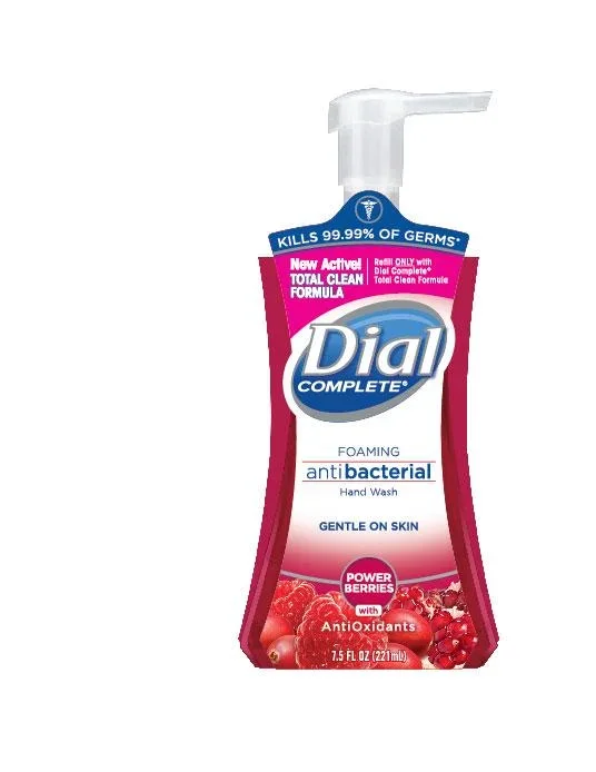 Dial Complete Hand Wash, Power Berries, Foaming Antibacterial – 7.5 fl oz