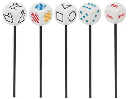 Dice-On-A-Stick Fixation Targets, Spanish