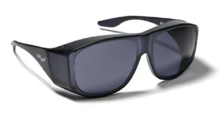 Dioptics SolarShield Sunglasses Fit Over Smoke Tint Polycarbonate Lens Black Frame Over Ear One Size Fits Most – 29005A
