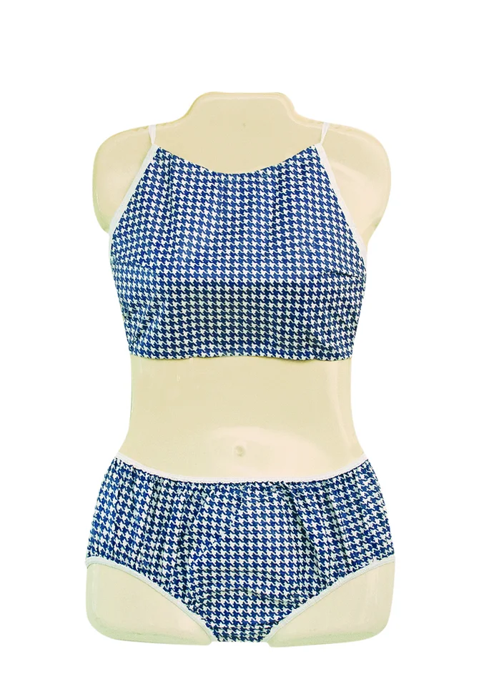 Dipsters patient wear, girl’s Bibb-top bikini, small – dozen