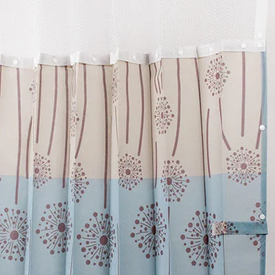 Disposable Privacy Curtains, Blossom Pattern, Case of 24 – 43-3540