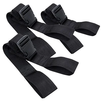 Disposable Strap with Loop Ends, 5′, Black, Pack of 3 – 16-1959
