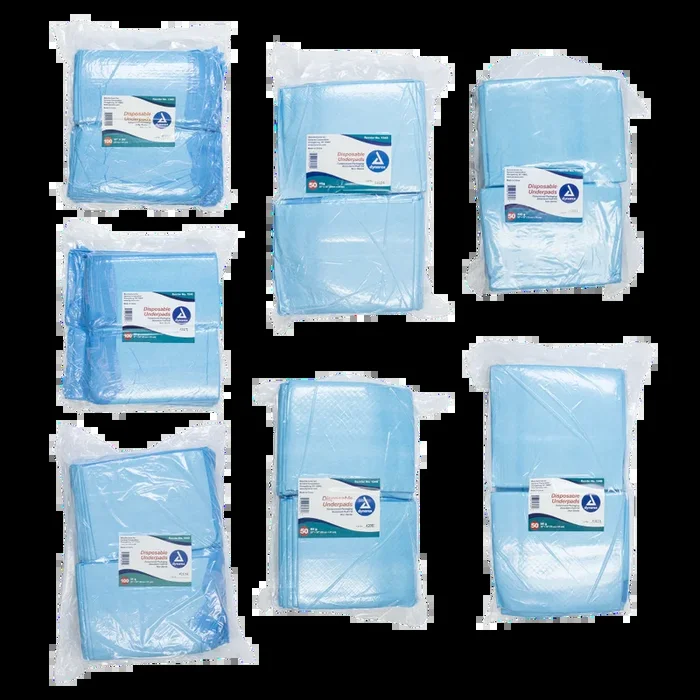 Disposable Underpads – Multiple Sizes