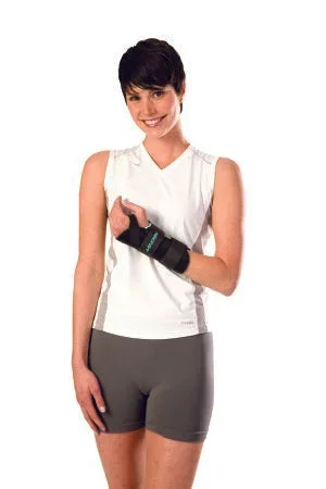 DJO AirCast A2 With Thumb Spica Wrist Brace Nylon / Foam Right Hand Black Small – 05WTSR