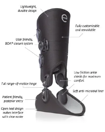 DJO Ankle Brace Black X-Small