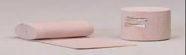 DJO Elastic Bandage 4 Inch X 4-1/2 Yard Standard Compression Clip Detached Closure Tan NonSterile – 79-98587