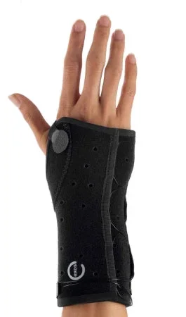 DJO Exos Wrist Brace Thermoformable Polymer Left Hand Black Small – 220-41-1111
