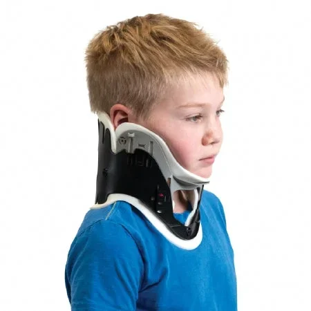 DJO Miami Jr Rigid Cervical Collar Plastic P3 Two Piece 1-3/4 Inch Height 9 to 13 Inch Circumference – 79-83202