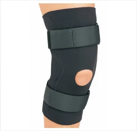 DJO ProCare Open Patella Hinged Knee Brace – Black